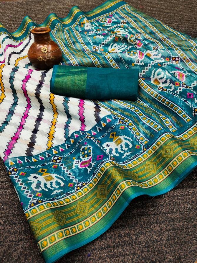Aa 01 Traditional New Designer Fancy Wear Soft Cotton Saree Collection